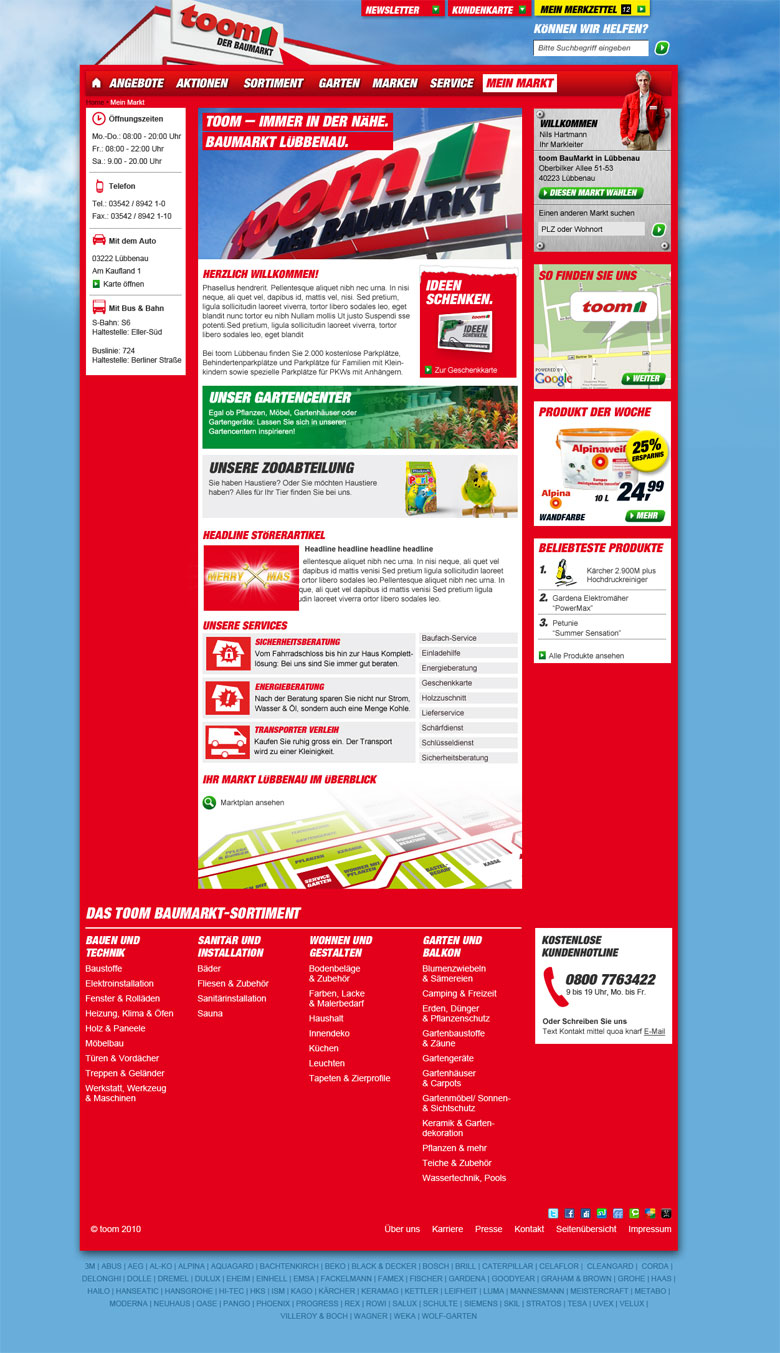 toom Baumarkt — Startseite