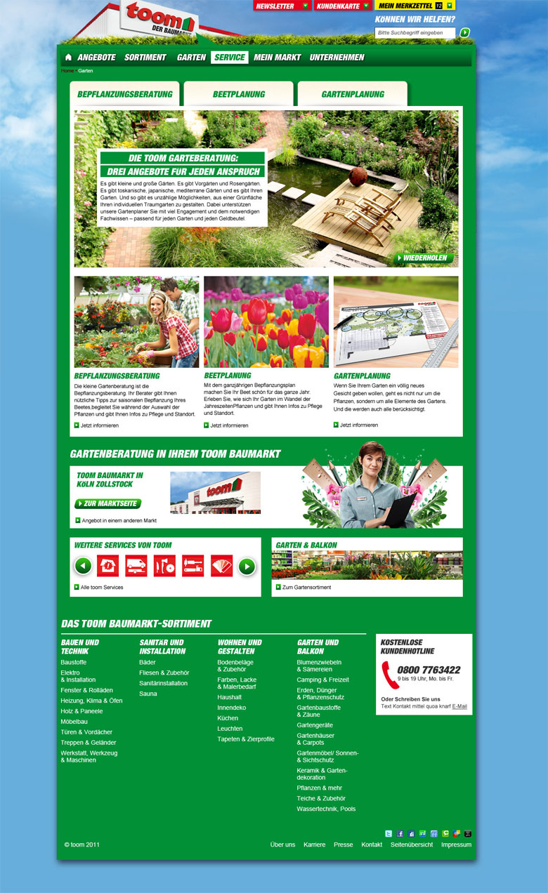 toom Baumarkt — Gartenberatung